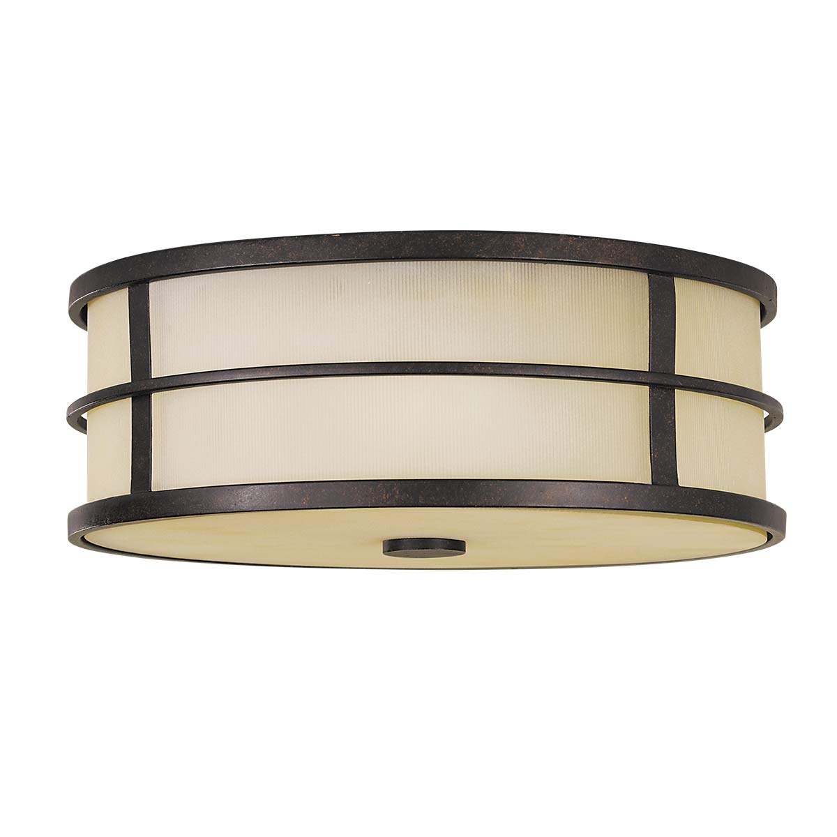 Deckenleuchte Fusion (bronzefarben) 3x - Elstead Lighting
