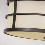 Deckenleuchte Fusion (bronzefarben) 3x - Elstead Lighting