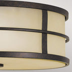 Deckenleuchte Fusion (bronzefarben) 3x - Elstead Lighting