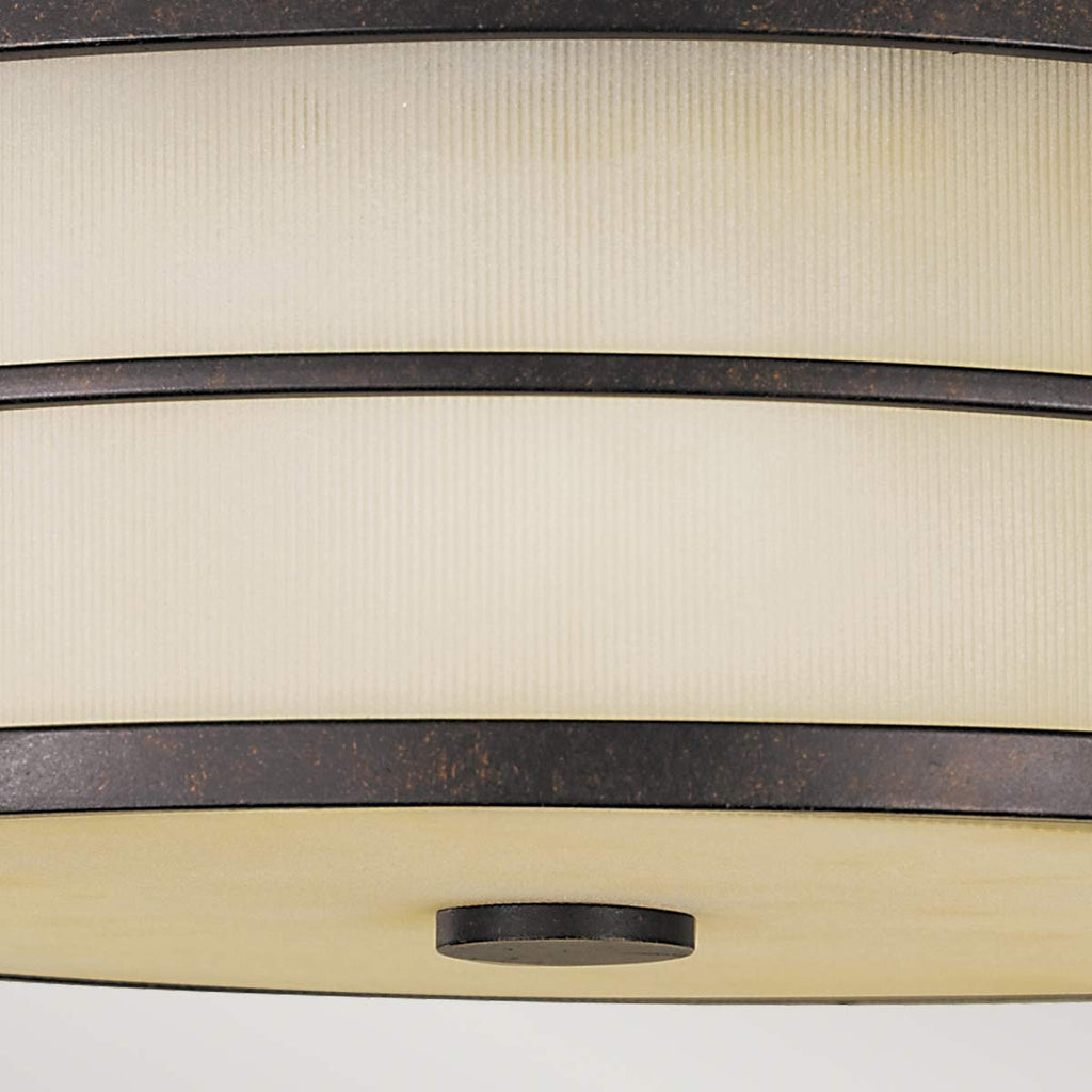 Deckenleuchte Fusion (bronzefarben) 3x - Elstead Lighting