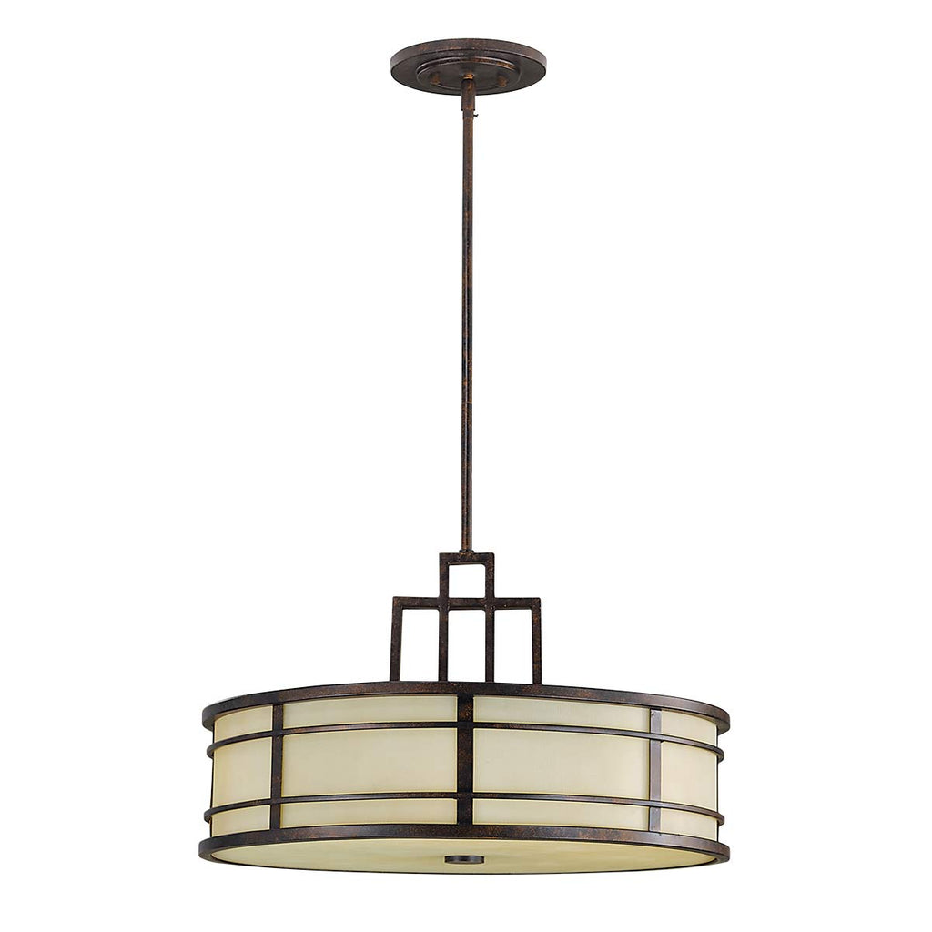 Pendelleuchte Fusion (bronzefarben) 3x - Elstead Lighting