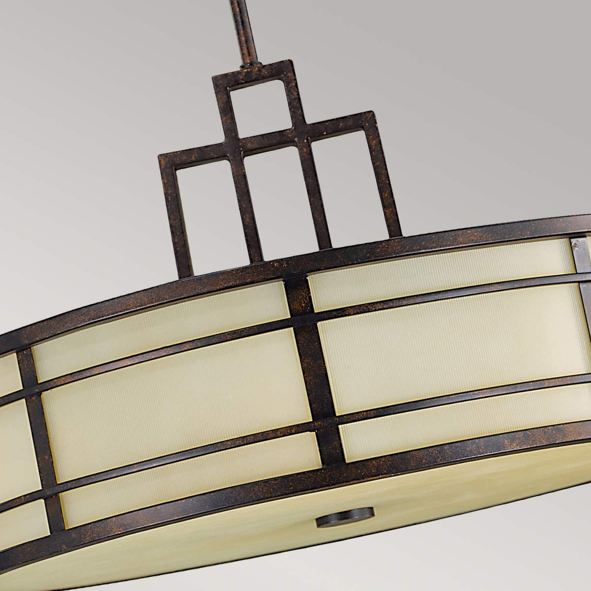 Pendelleuchte Fusion (bronzefarben) 3x - Elstead Lighting