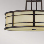 Pendelleuchte Fusion (bronzefarben) 3x - Elstead Lighting