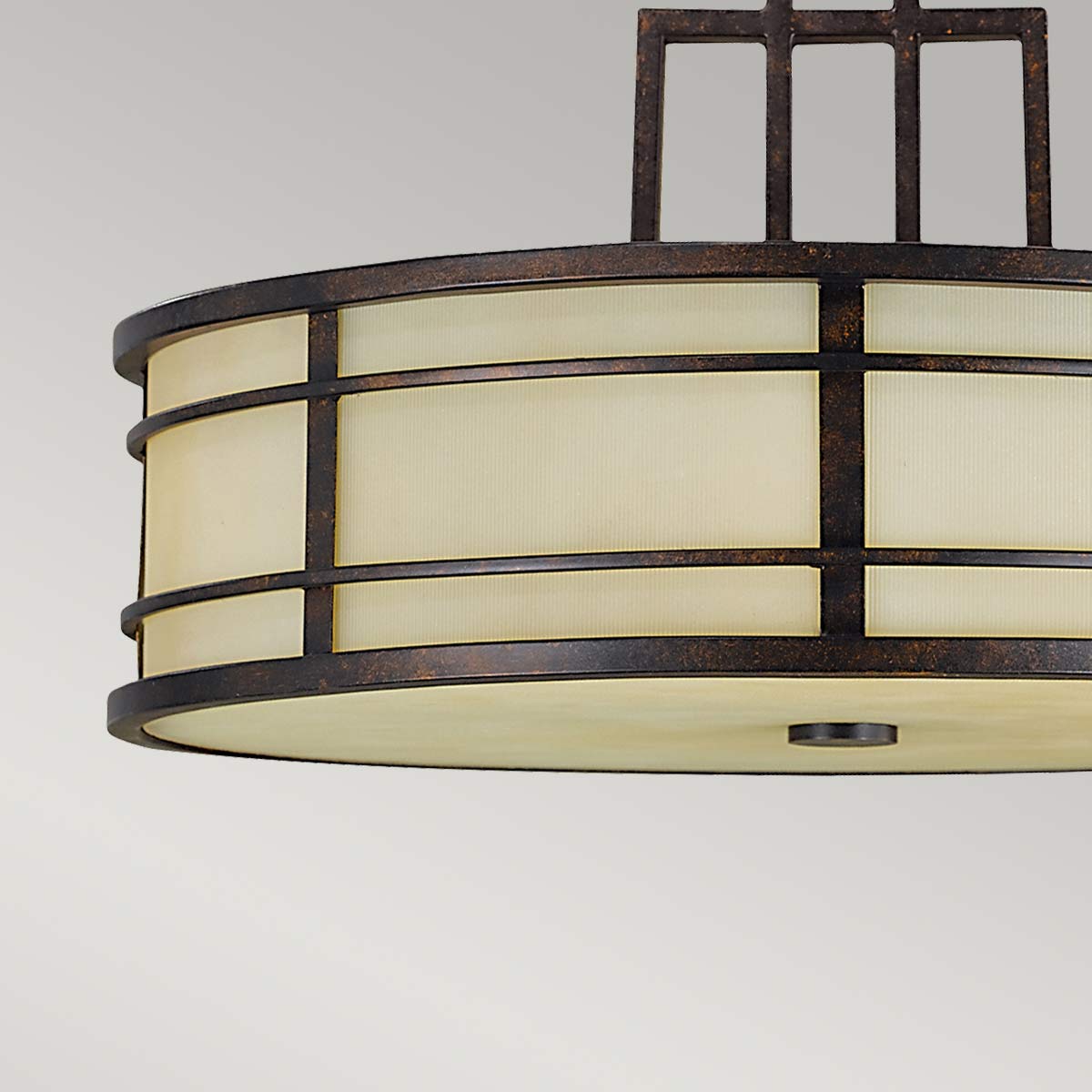 Pendelleuchte Fusion (bronzefarben) 3x - Elstead Lighting