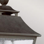 Außen-Wandleuchte Galena (dunkelbraune mit nahezu schwarzer Anmutung) 3x - Elstead Lighting