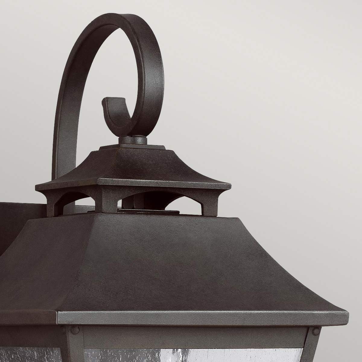 Außen-Wandleuchte Galena (dunkelbraune mit nahezu schwarzer Anmutung) 1x - Elstead Lighting