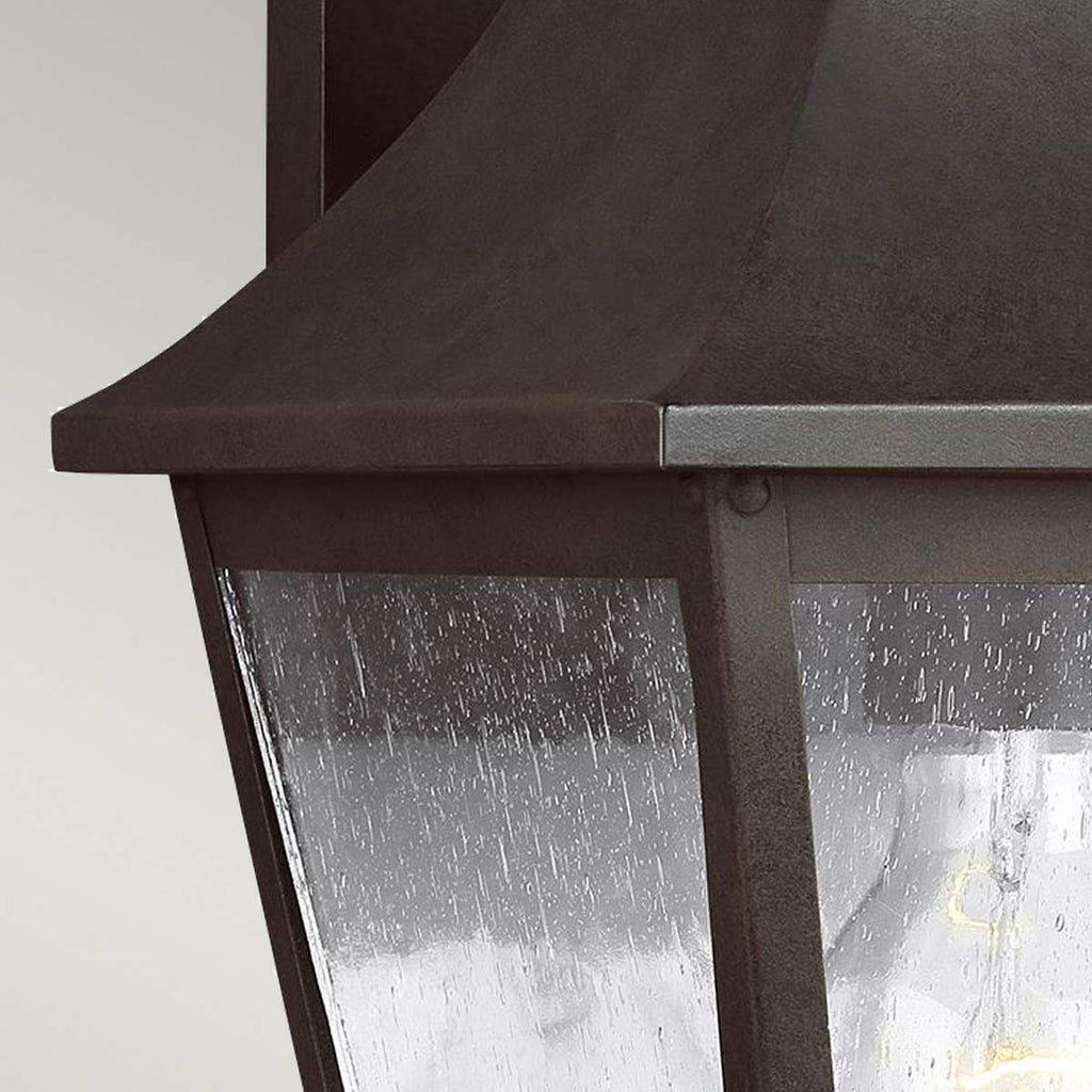 Außen-Wandleuchte Galena (dunkelbraune mit nahezu schwarzer Anmutung) 1x - Elstead Lighting