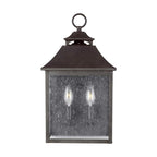 Außen-Wandleuchte Galena (dunkelbraune mit nahezu schwarzer Anmutung) 2x - Elstead Lighting
