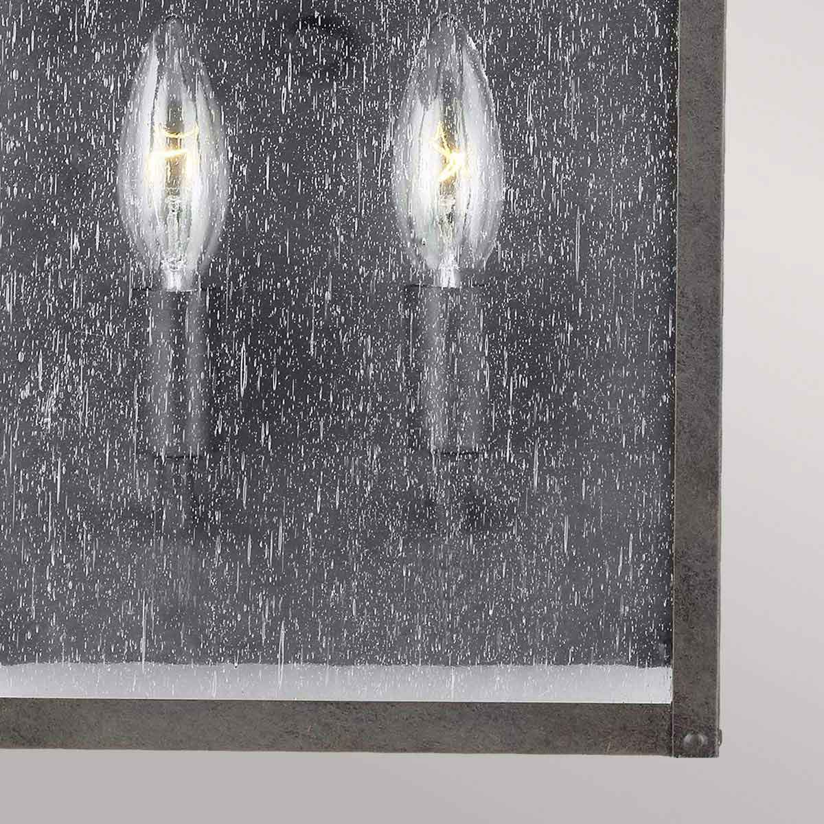 Außen-Wandleuchte Galena (dunkelbraune mit nahezu schwarzer Anmutung) 2x - Elstead Lighting