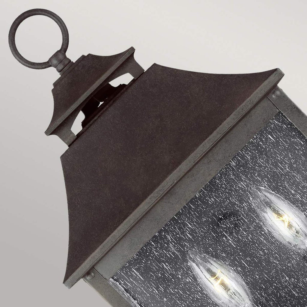 Außen-Wandleuchte Galena (dunkelbraune mit nahezu schwarzer Anmutung) 2x - Elstead Lighting