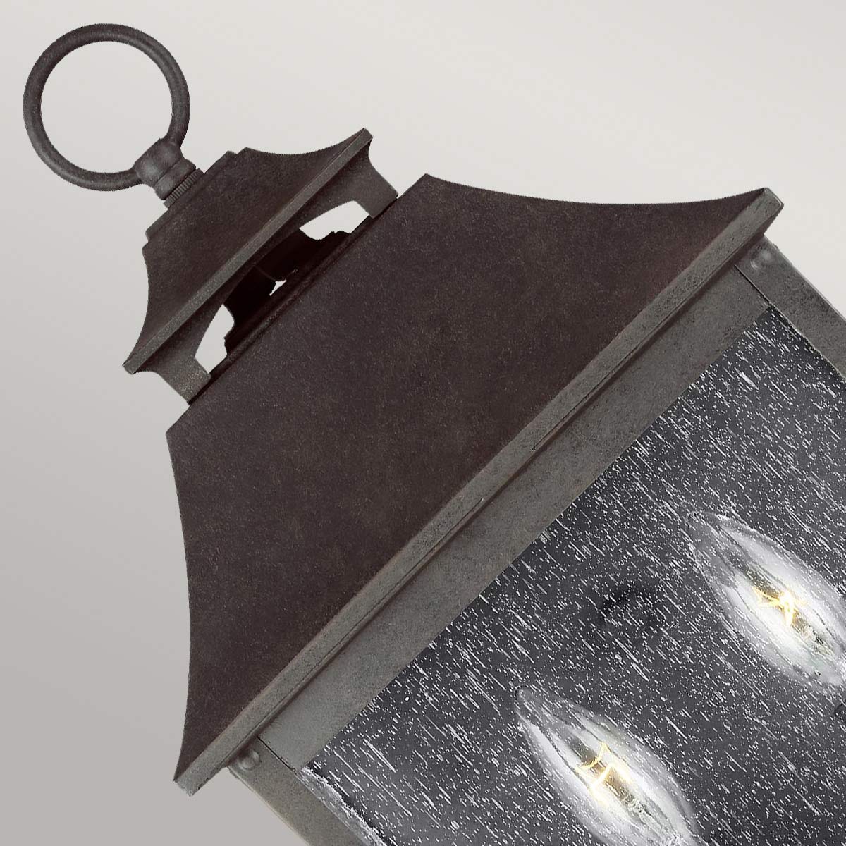 Außen-Wandleuchte Galena (dunkelbraune mit nahezu schwarzer Anmutung) 2x - Elstead Lighting
