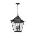 Außen-Pendelleuchte Galena (dunkelbraune mit nahezu schwarzer Anmutung) 4x - Elstead Lighting