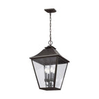 Außen-Pendelleuchte Galena (dunkelbraune mit nahezu schwarzer Anmutung) 4x - Elstead Lighting