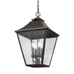 Außen-Pendelleuchte Galena (dunkelbraune mit nahezu schwarzer Anmutung) 4x - Elstead Lighting