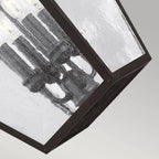 Außen-Pendelleuchte Galena (dunkelbraune mit nahezu schwarzer Anmutung) 4x - Elstead Lighting