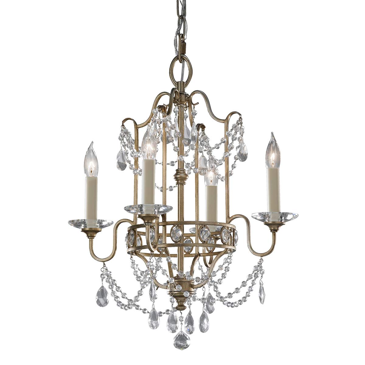 Pendelleuchte Gianna (silberfarben) 4x - Elstead Lighting
