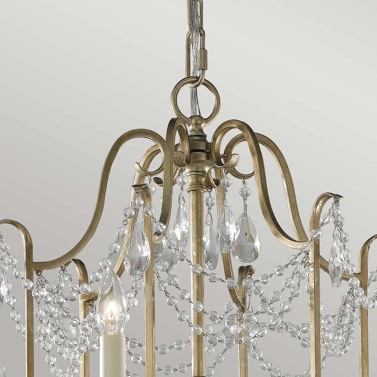 Pendelleuchte Gianna (silberfarben) 6x - Elstead Lighting