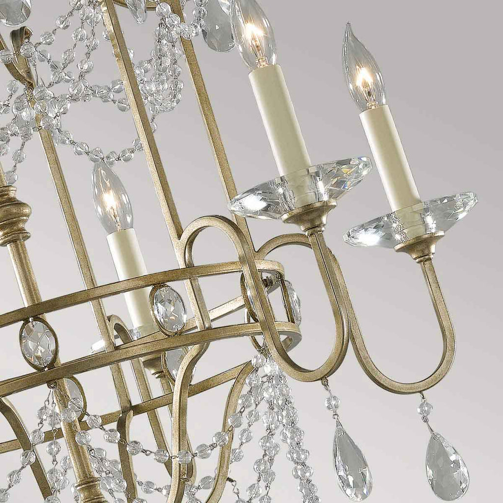 Pendelleuchte Gianna (silberfarben) 6x - Elstead Lighting