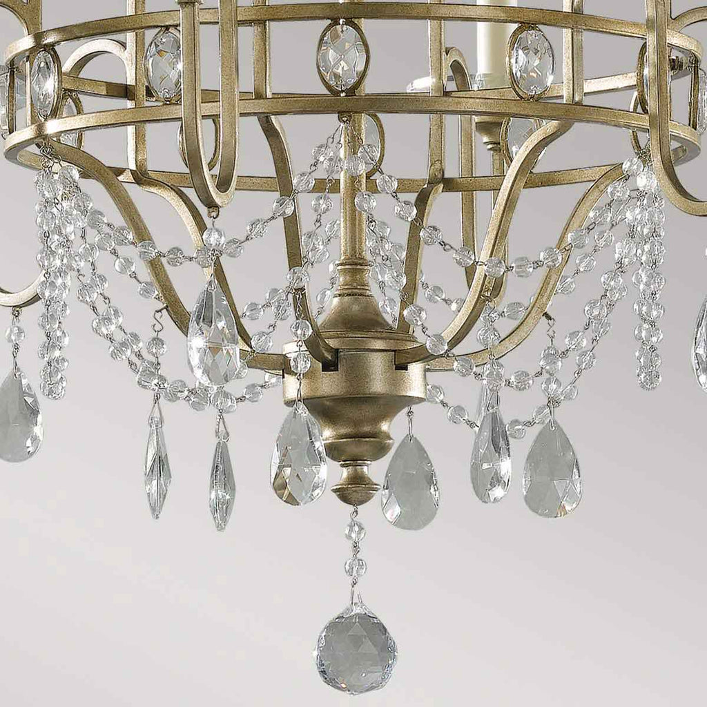 Pendelleuchte Gianna (silberfarben) 6x - Elstead Lighting