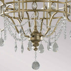 Pendelleuchte Gianna (silberfarben) 6x - Elstead Lighting
