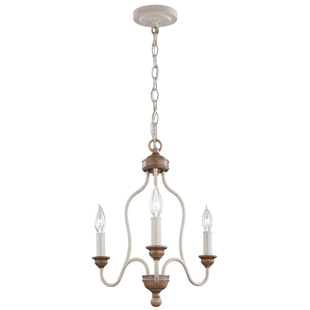 Pendelleuchte Hartsville (Chalk Washed/Beachwood) 3x - Elstead Lighting