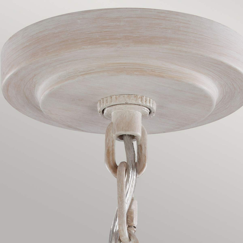 Pendelleuchte Hartsville (Chalk Washed/Beachwood) 3x - Elstead Lighting