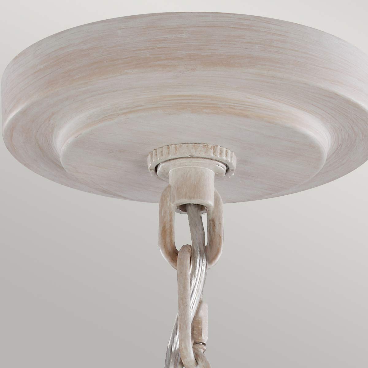 Pendelleuchte Hartsville (Chalk Washed/Beachwood) 3x - Elstead Lighting