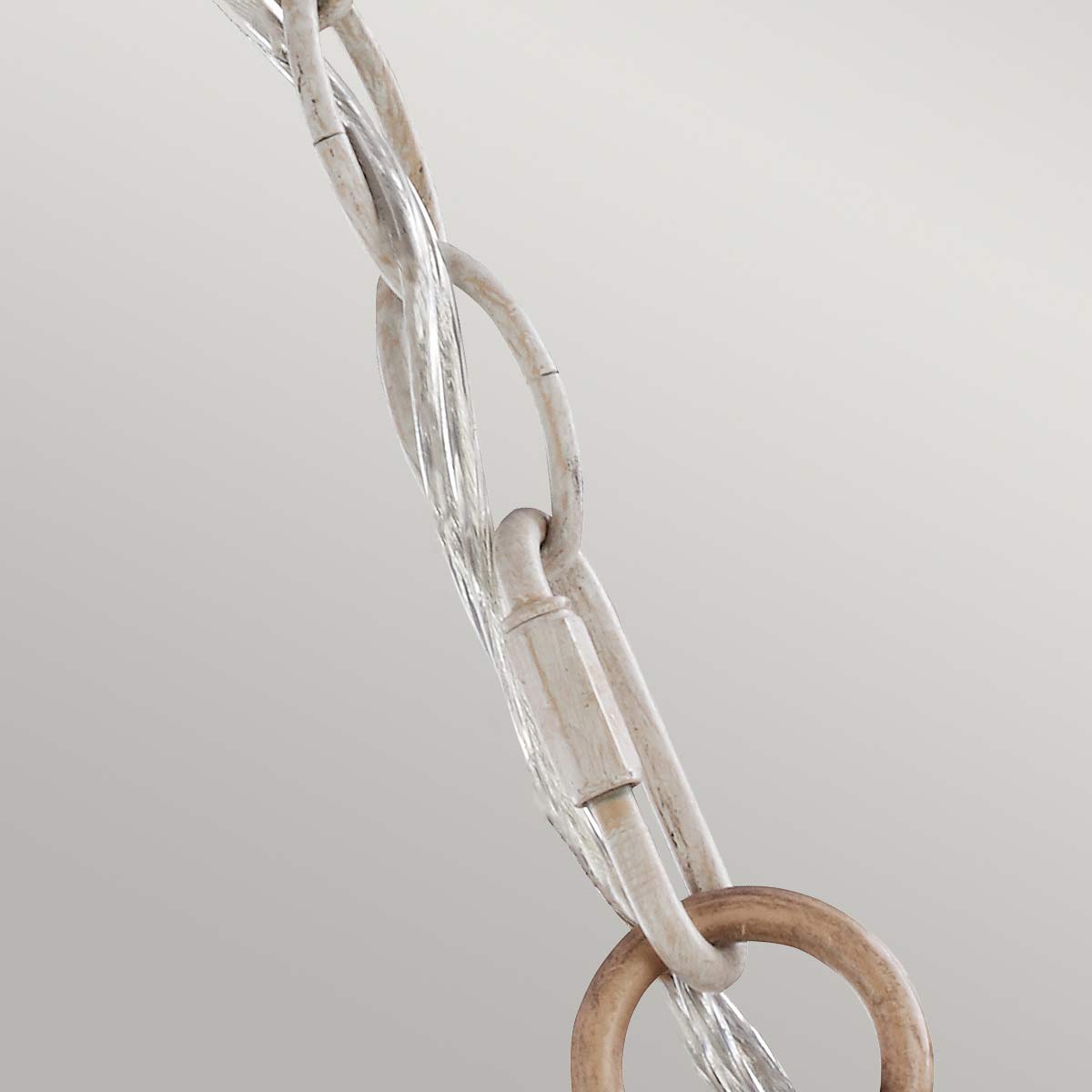 Pendelleuchte Hartsville (Chalk Washed/Beachwood) 3x - Elstead Lighting
