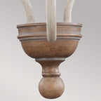 Pendelleuchte Hartsville (Chalk Washed/Beachwood) 3x - Elstead Lighting