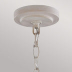 Pendelleuchte Hartsville (Chalk Washed/Beachwood) 5x - Elstead Lighting