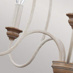 Pendelleuchte Hartsville (Chalk Washed/Beachwood) 5x - Elstead Lighting