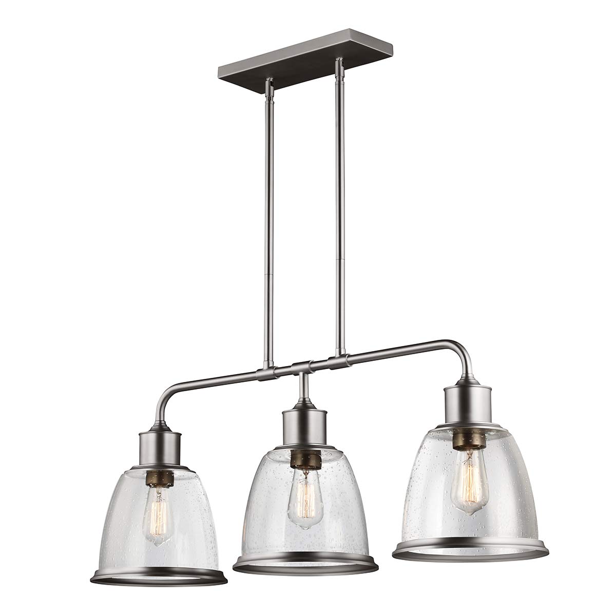 Pendelleuchte Hobson (Nickel) 3x - Elstead Lighting