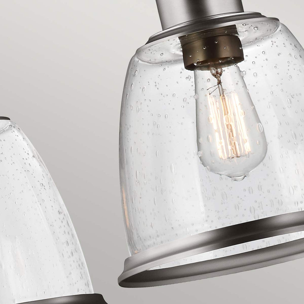 Pendelleuchte Hobson (Nickel) 3x - Elstead Lighting