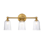 Bad-Wandleuchte Huguenot Lake (messingfarben) 3x - Elstead Lighting