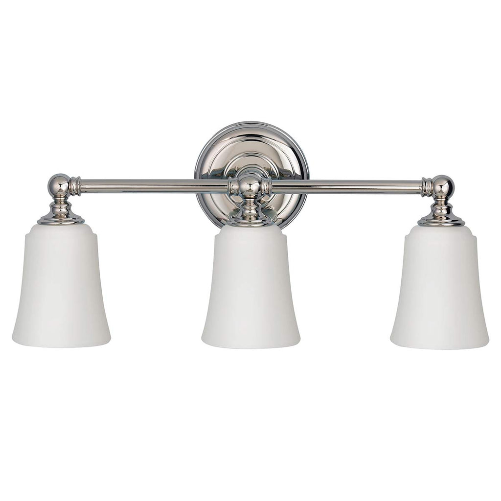 Bad-Wandleuchte Huguenot Lake (verchromt) 3x - Elstead Lighting