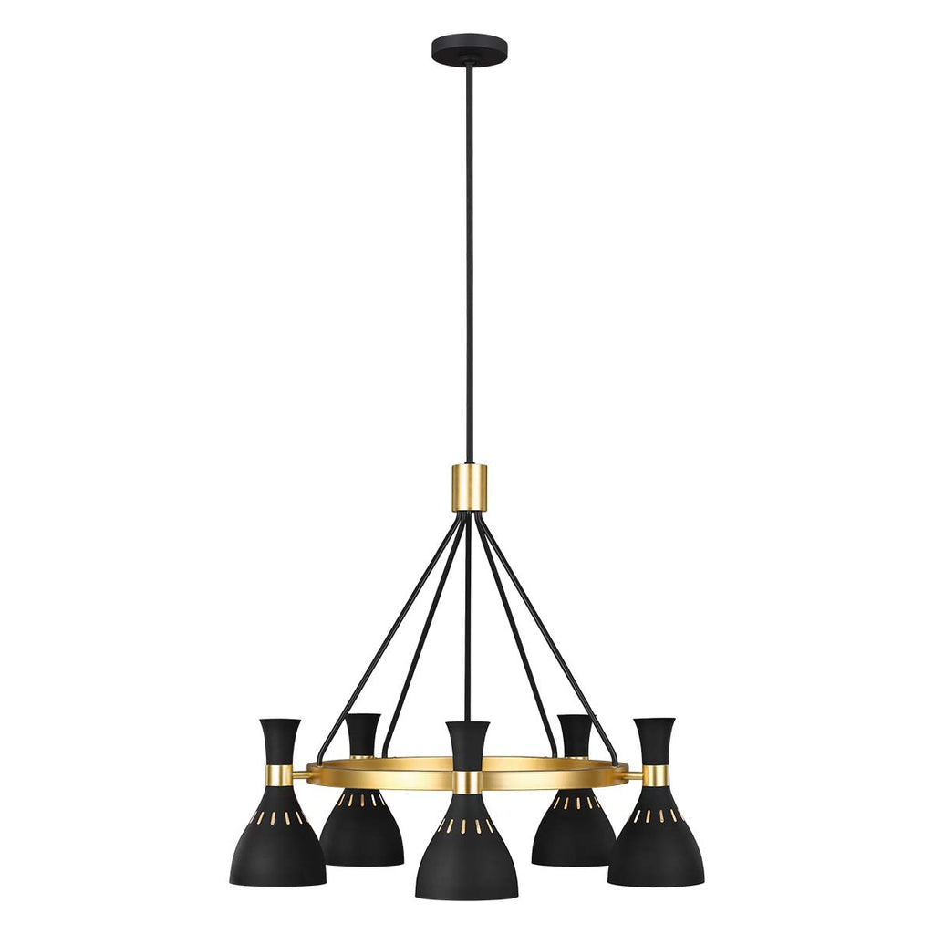 Pendelleuchte Joan (schwarz) 5x - Elstead Lighting