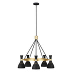 Pendelleuchte Joan (schwarz) 5x - Elstead Lighting
