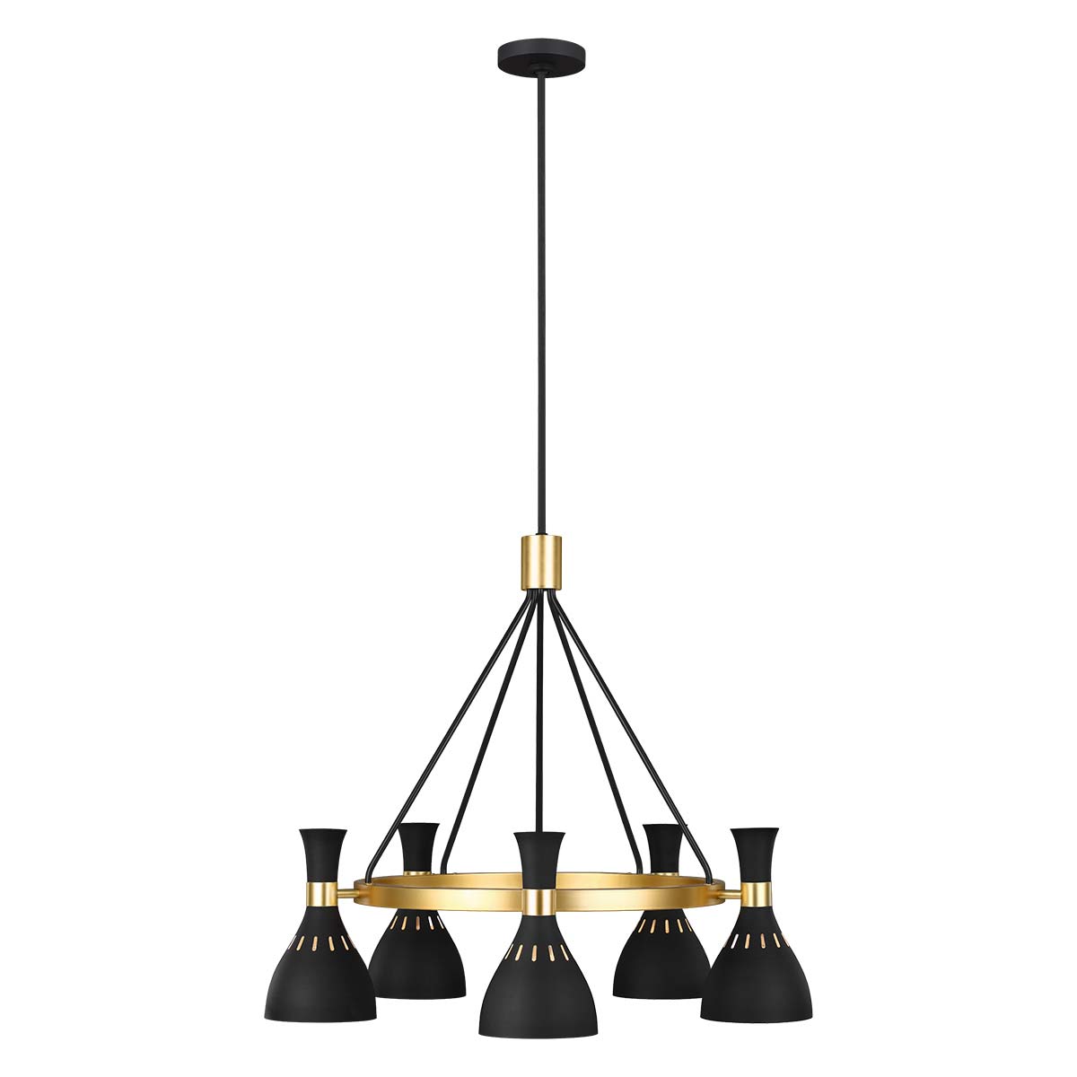 Pendelleuchte Joan (schwarz) 5x - Elstead Lighting