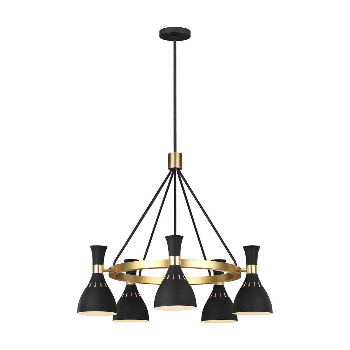 Pendelleuchte Joan (schwarz) 5x - Elstead Lighting