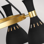 Pendelleuchte Joan (schwarz) 5x - Elstead Lighting