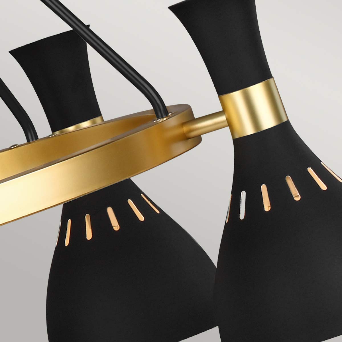 Pendelleuchte Joan (schwarz) 5x - Elstead Lighting