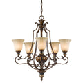 Pendelleuchte Kelham Hall (bronzefarben) 5x - Elstead Lighting