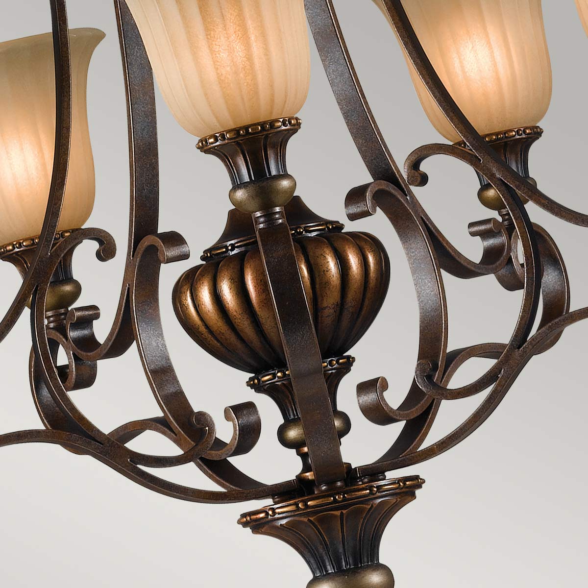 Pendelleuchte Kelham Hall (bronzefarben) 5x - Elstead Lighting
