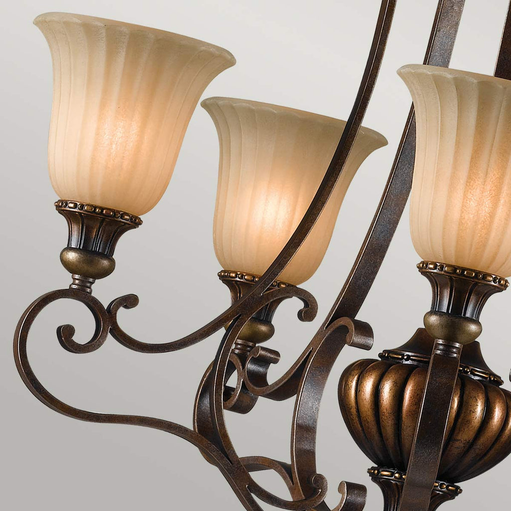 Pendelleuchte Kelham Hall (bronzefarben) 5x - Elstead Lighting