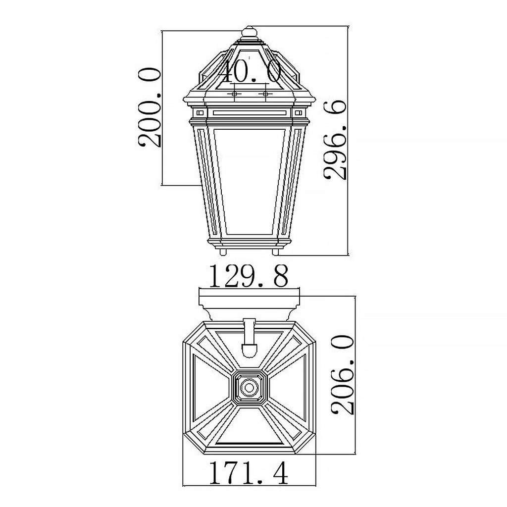 Außen-Wandleuchte Londontowne (Weathered Chestnut) 1x - Elstead Lighting