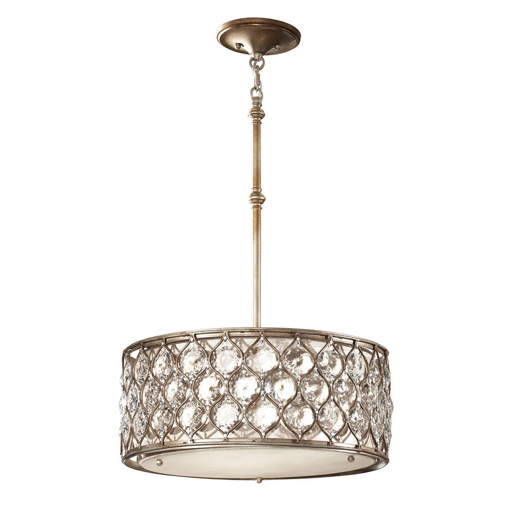 Pendelleuchte Lucia (silberfarben) 3x - Elstead Lighting