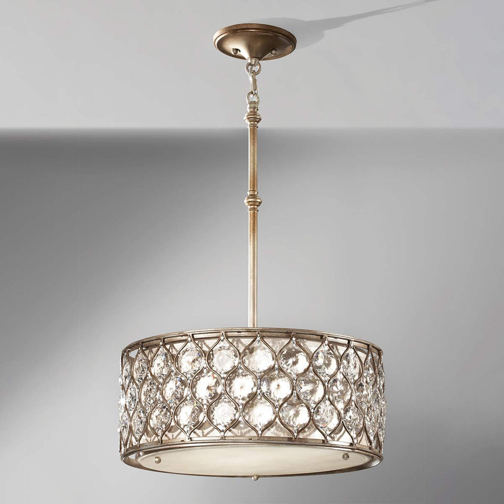 Pendelleuchte Lucia (silberfarben) 3x - Elstead Lighting