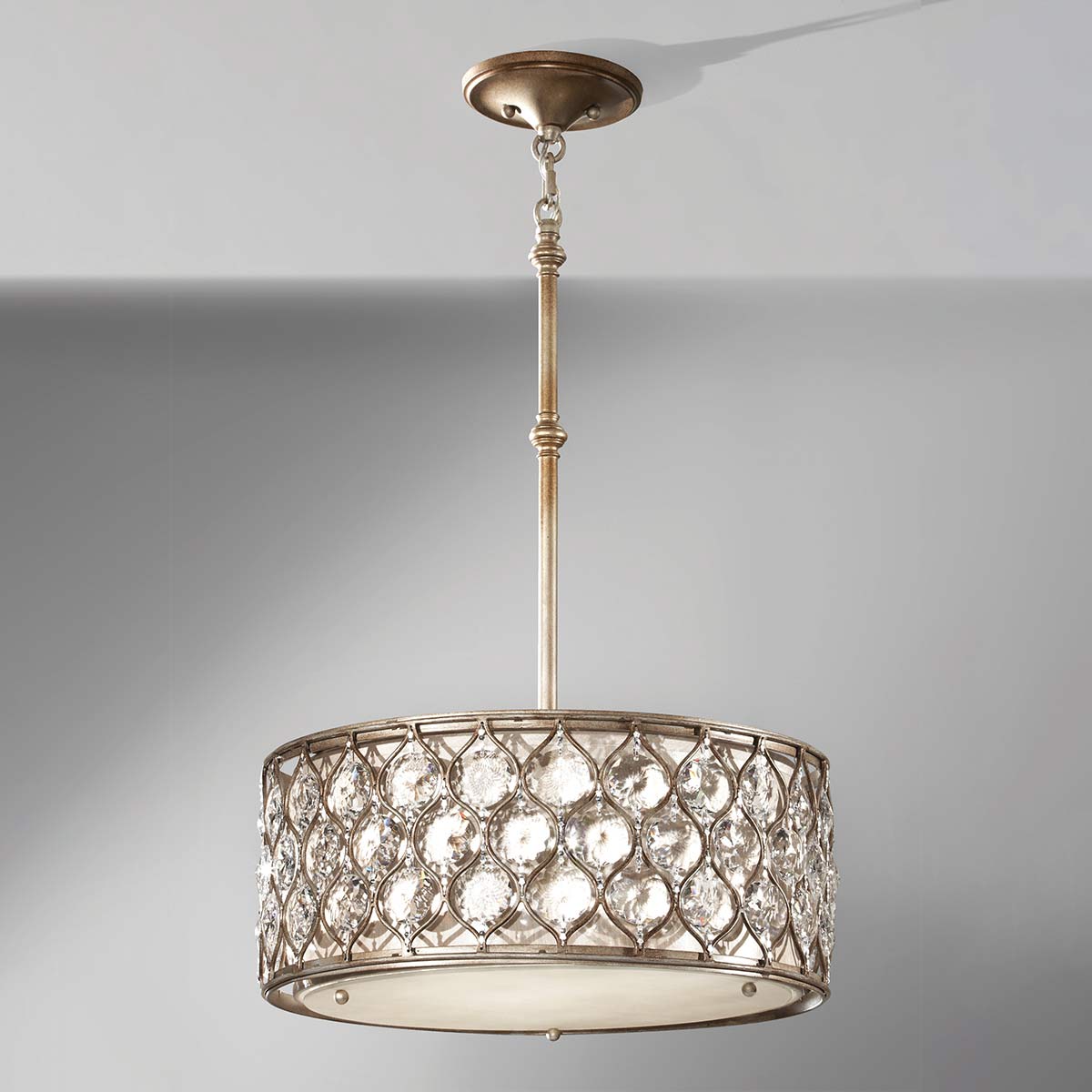 Pendelleuchte Lucia (silberfarben) 3x - Elstead Lighting