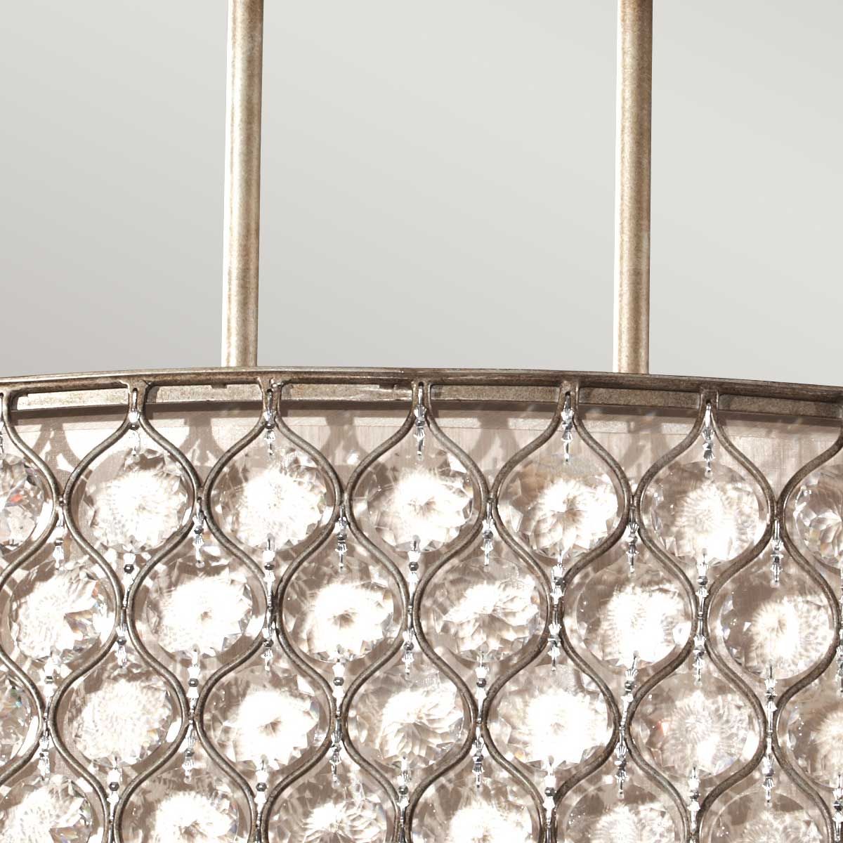 Pendelleuchte Lucia (silberfarben) 3x - Elstead Lighting