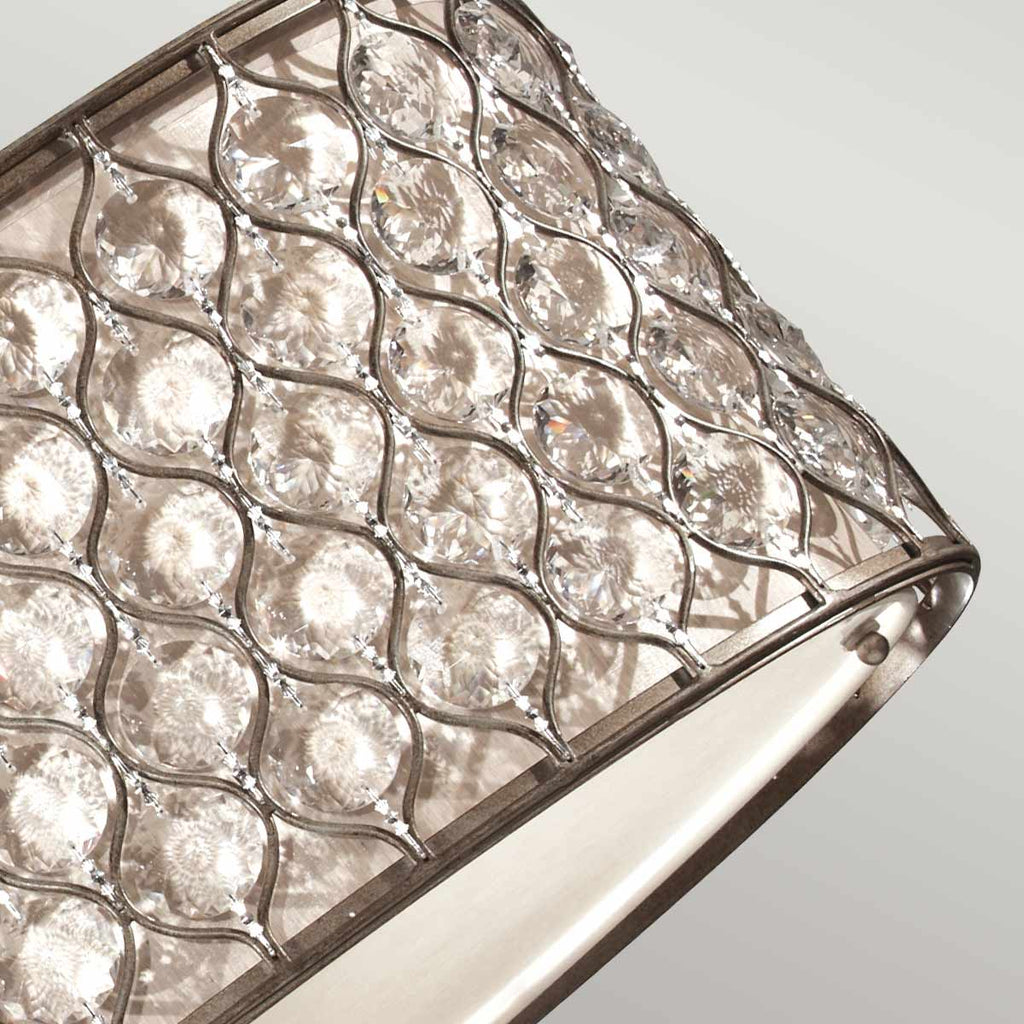 Pendelleuchte Lucia (silberfarben) 3x - Elstead Lighting